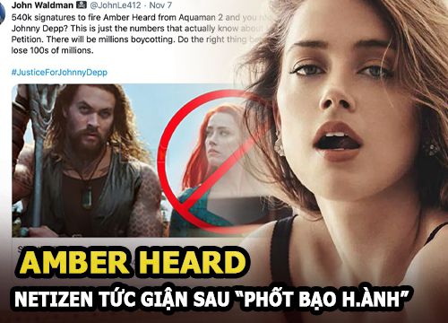 Amber Heard tập luyện cho Aquaman 2 giữa phốt bị Johnny Depp tố bạo hành khiến netizen tức giận