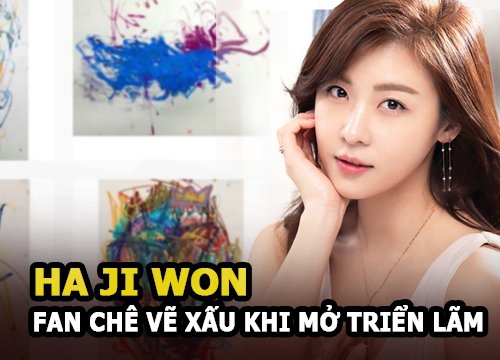 Ha Ji Won - Sao nữ "Cục nợ hóa cục cưng" bị fan chê vẽ xấu khi mở triển lãm tranh