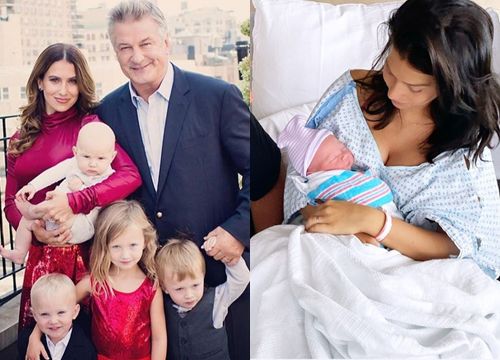Vợ kém 26 tuổi của tài tử Hollywood Alec Baldwin khoe ảnh 6 người con cực đáng yêu