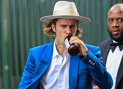 Justin Bieber went to a wedding with a sloppy style &quot;boring not to talk&quot;, looking at Hailey unrelated