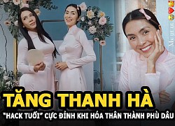 Tang Thanh Ha &quot;hacked her age&quot; to the extreme when she became a bridesmaid, causing an uproar in the online community