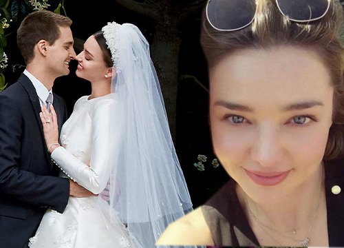 "Thiên thần" Miranda Kerr kỷ niệm 4 năm ngày cưới tỷ phú công nghệ