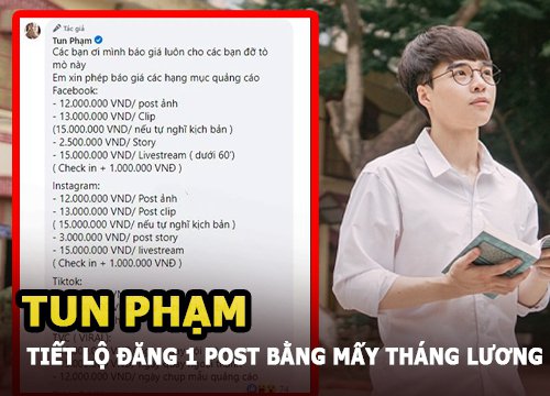 Tun Phạm từng tiết lộ đăng 1 post Facebook bằng nhiều người làm việc cả tháng