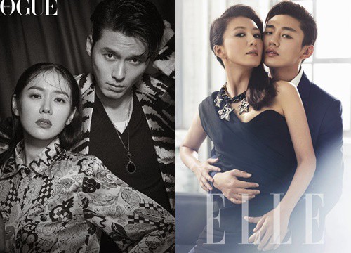 Top ảnh tạp chí đôi đẹp nhất xứ Hàn: Sốc nặng "bàn tay hư" Yoo Ah In đặt lên body bà cả Thế Giới Hôn Nhân, Hyun Bin - Son Ye Jin đúng huyền thoại
