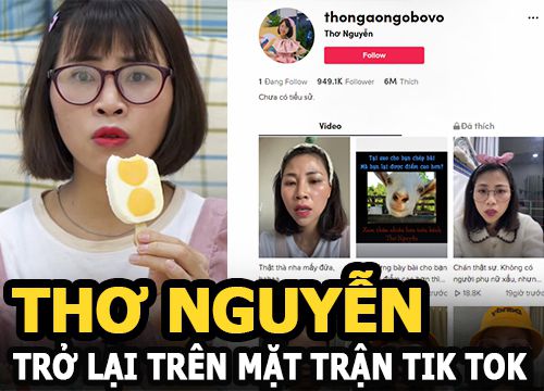 Thơ Nguyễn trở lại trên mặt trận TikTok, nuốt lời "giải nghệ" cách đây 2 tháng trước?