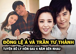 Đồng Lệ Á - Trần Tư Thành tuyên bố ly hôn sau 6 năm đầy nước mắt