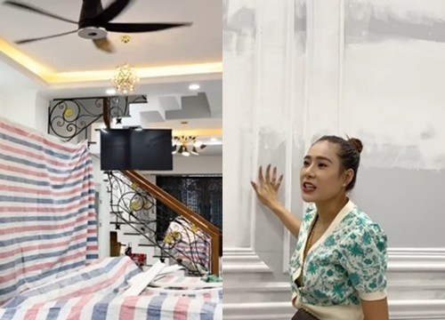 Hồ Bích Trâm khoe nhà tân hôn 4 tầng đang trong quá trình hoàn thiện