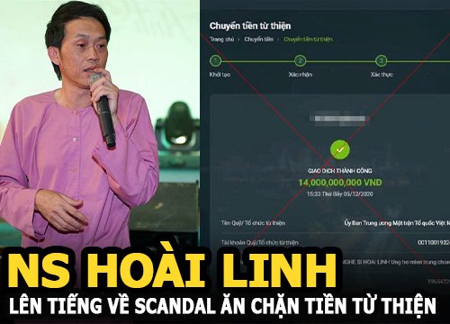 Hoài Linh lên tiếng về scandal ăn chặn 13 tỷ tiền từ thiện: "Hãy tin vào sự minh bạch của tôi"