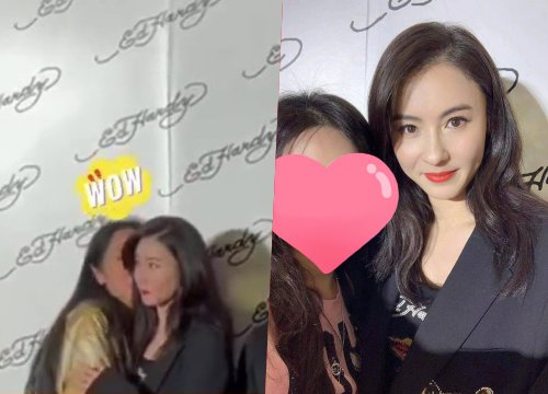 Trương Bá Chi bất ngờ bị fan nữ ôm hôn, biểu cảm 'sốc nhẹ' đáng chú ý