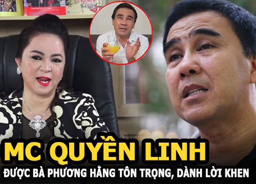 MC Quyen Linh is respected by Mrs. Phuong Hang, giving compliments when she curses &quot;slaps&quot; other artists