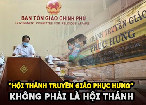 "Hội thánh truyền giáo Phục Hưng" không phải hội thánh, người đứng đầu không phải mục sư