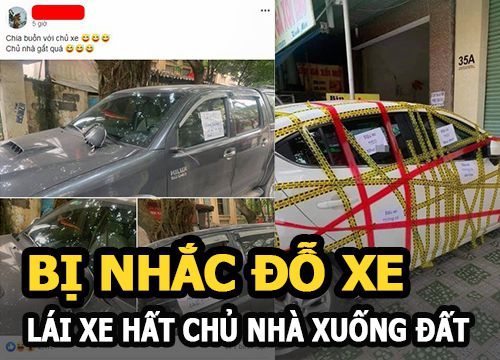 Lái xe hất chủ nhà xuống đất vì bị nhắc khi đỗ xe trước cửa