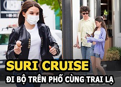 Suri Cruise - Tom Cruise&#39;s beloved daughter shows off her amazing visuals on the street, the strange boy next to her is curious