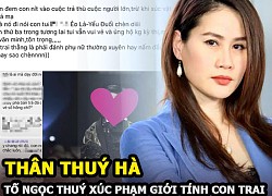 Thân Thuý Hà chỉ đích danh Ngọc Thuý xúc phạm giới tính con trai cô được chồng cũ siêu mẫu ủng hộ