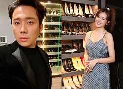 Trấn Thành - Hari Won hé lộ tủ giày hàng hiệu "ngập mùi tiền"