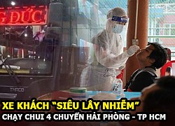 Xe khách "siêu lây nhiễm" chạy "chui" 4 chuyến Hải Phòng - TP.HCM làm lây lan dịch bệnh nghiêm trọng