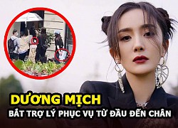 Dương Mịch bị tố vênh váo khi bắt 7 trợ lý phục vụ từ đầu đến chân, chặn cả xe của người qua đường