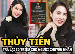 Thủy Tiên xin lỗi và trả lại 30 triệu, người chuyển nhầm bị hàng trăm fan của nữ ca sĩ đe dọa