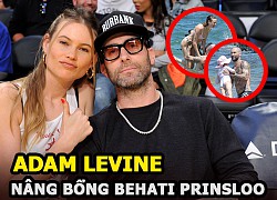 Adam Levine và bà xã thiên thần nội y Behati Prinsloo phát "cẩu lương" siêu ngọt trên biển