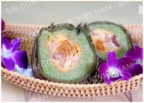 Thấm đượm hồn quê bánh tét Trà Cuôn