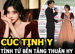 Cúc Tịnh Y tình tứ bên Tăng Thuấn Hy, dự thảm đỏ mà như đi hẹn hò