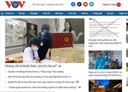 Bộ Công an đang điều tra nhóm đối tượng tấn công Báo điện tử VOV
