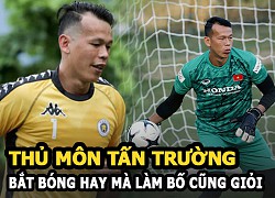 Thủ môn Bùi Tấn Trường - "Kẻ hủy diệt" Malaysia bắt bóng hay mà làm bố cũng giỏi