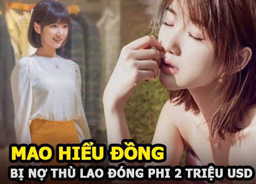 Mao Hiểu Đồng diễn viên Ba mươi chưa phải là hết bị nợ 2 triệu USD