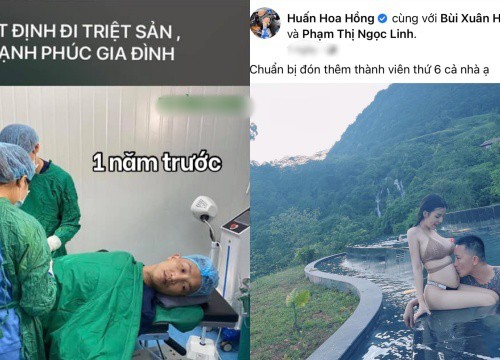 Mâu thuẫn như 'thầy giáo' Huấn 'hoa hồng': Năm ngoái đi triệt sản, năm nay khoe sắp chào đón thành viên thứ 6