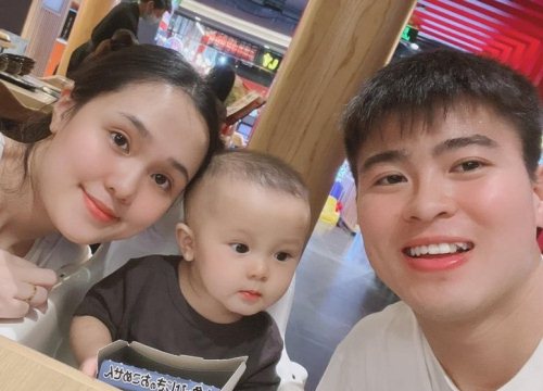 Ngoại hình con trai cầu thủ Duy Mạnh khiến nhiều người trầm trồ