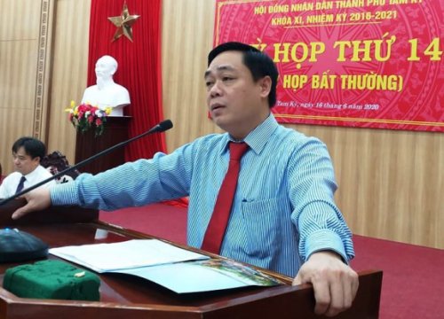 Quảng Nam: Ông Bùi Ngọc Ảnh tác đắc cử Chủ tịch UBND TP Tam Kỳ