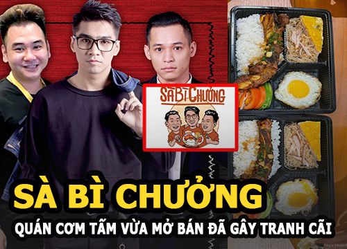 Cơm tấm "Sà Bì Chưởng" của Độ Mixi - Pewpew và Xemesis vừa mở bán đã gây tranh cãi