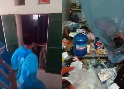 Cực Sốc: Đội phun khử trùng tá hỏa trước căn phòng ngập rác thải của hot girl ở Bắc Giang?