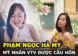 Phạm Ngọc Hà My - Mỹ nhân VTV tặng hoa cho tổng thống Donald Trump được cầu hôn trên máy bay