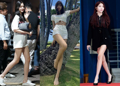 Điểm danh những nữ thần tượng K-pop sở hữu đôi chân dài "vạn người mê"