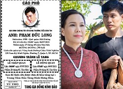 Young actor Duc Long passed away, Viet Huong revealed her personality when she was alive