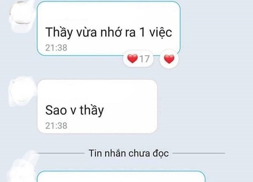Thầy giáo bỗng nhắn vào group chat "nhớ ra 1 việc", ai ngờ câu sau quay ngoắt thái độ khiến học trò "giận tím người"