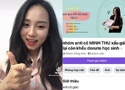 Cô giáo Vật lý Minh Thu bị lập group anti: "Vừa xấu gái lại còn khều donate học sinh"