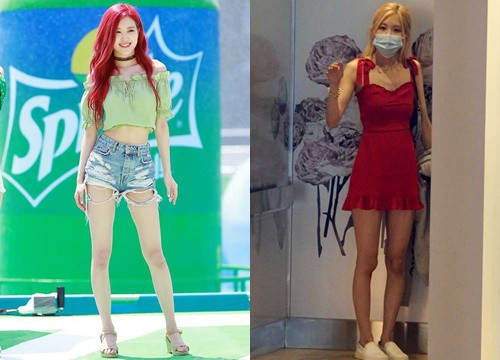 Team qua đường "tóm gọn" BLACKPINK hẹn hò hot TikToker ở Mỹ, Rosé diện đầm đỏ khoe body "căng đét" đánh bật thánh body Jennie