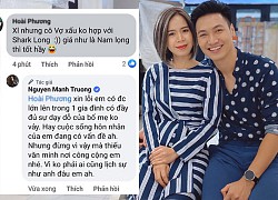 Manh Truong &quot;Shark Long&quot; scolds the audience when his wife is criticized for being worse than Phuong Oanh