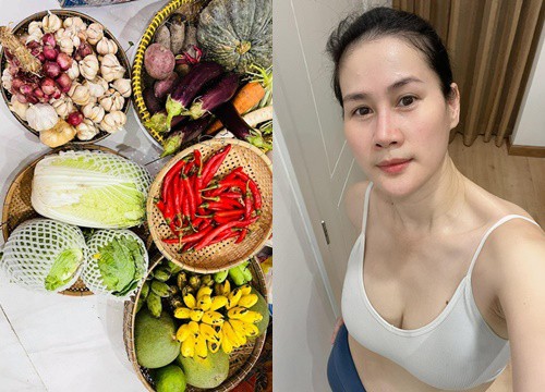 Thân Thúy Hà được tiếp tế suốt mùa dịch