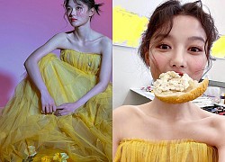 Kim Yoo Jung is breathtakingly beautiful, showing off her collarbones behind the scenes