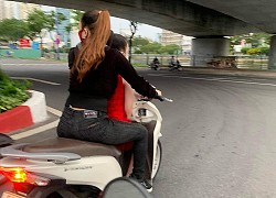 Tiếp tục xuất hiện clip "chị đại quận 4" không đeo khẩu trang, vội vã di chuyển né công an khi lang thang trên đường phố Sài Gòn