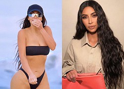 Kim Kardashian shows off her fertile body in bikini, but people only pay attention to 1 point