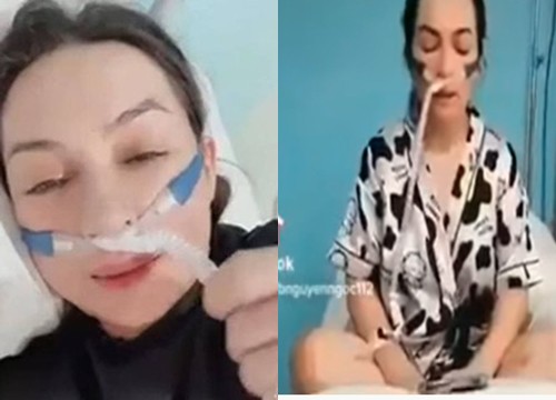 Quặn lòng clip Phi Nhung thở oxy, gắng gượng hát lần cuối cùng: "Mệt quá"