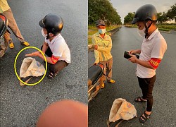 The man secretly went to pick young jackfruit because he ran out of money and begged the militia for forgiveness and the end