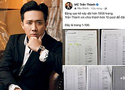 HOT: Tran Thanh officially released 100 pages of statements amidst the noise of being accused of not being transparent about charity