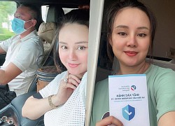 Hang &quot;let go&quot; last time, Vy Oanh posted happy photos with her husband, taking advantage of showing off her diamond ring