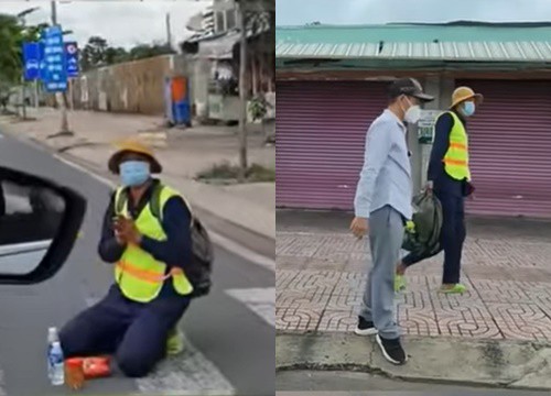 Pity the young man on his knees crying in the middle of the road begging for a ride home