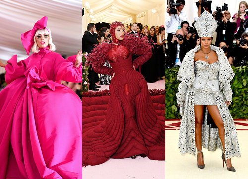 Nữ hoàng thảm đỏ Met Gala: Rihanna - Lady Gaga thi nhau combo độc - dị - lố, choáng nhất là Cardi B phô diễn body với bộ đồ 11 tỷ